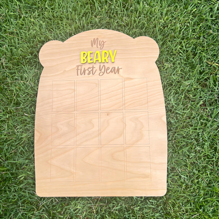 Beary Onederful Milestone