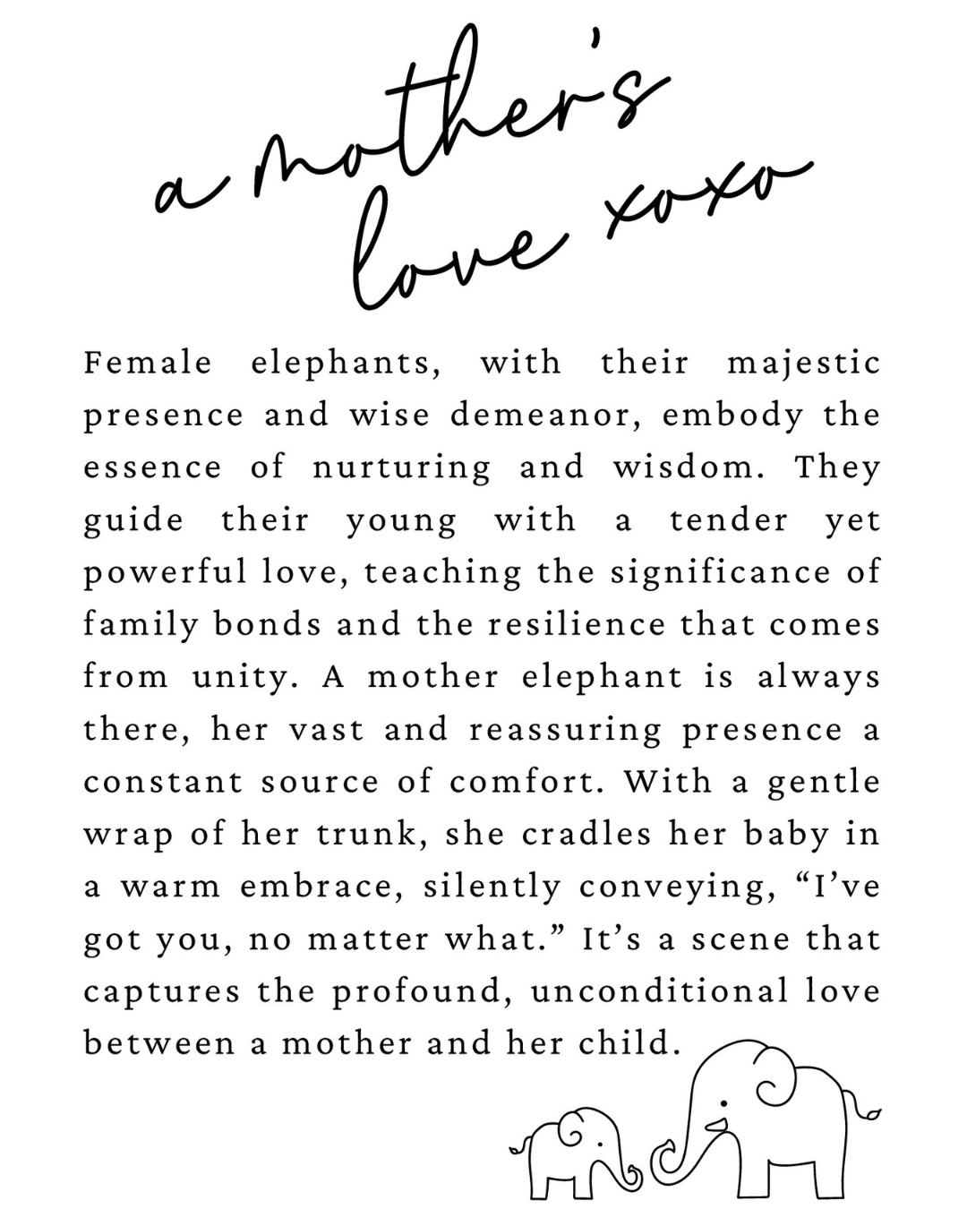 Mother's Love with Story Card Ornament