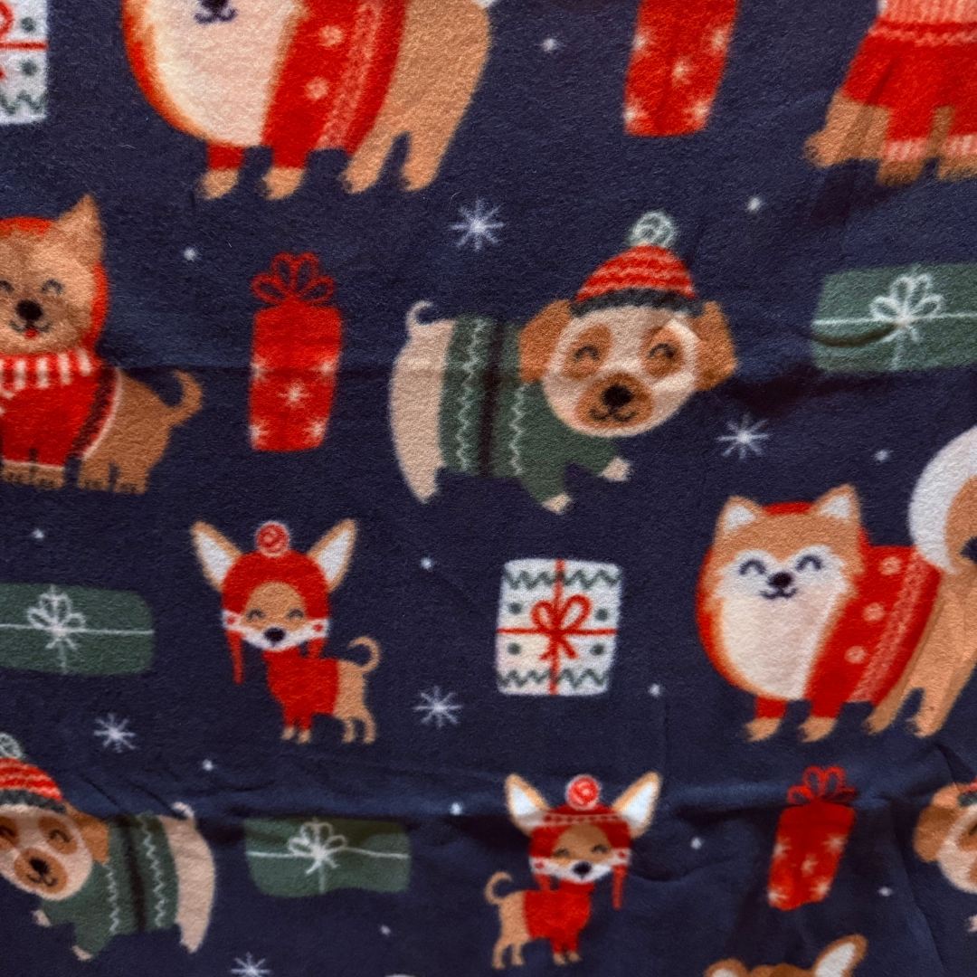 Christmas Doggie 50" x 60" Throw
