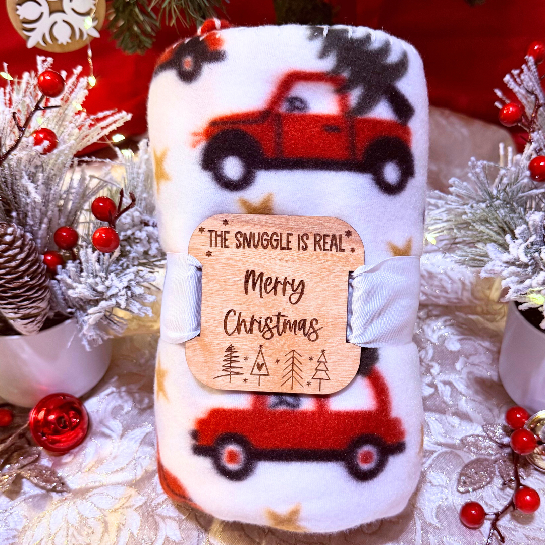 Christmas Truck 50" x 50" Throw