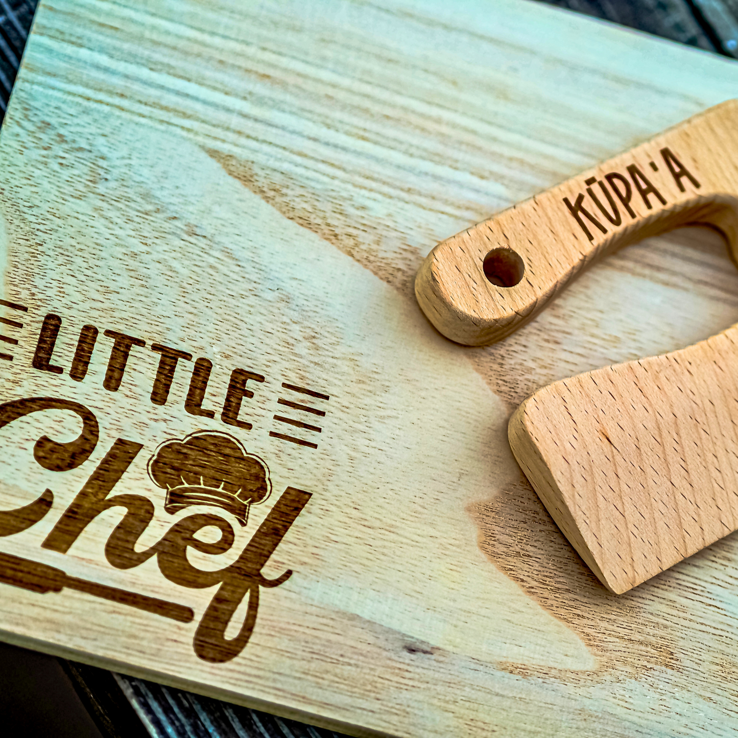 Cutting Board + Chopper Set