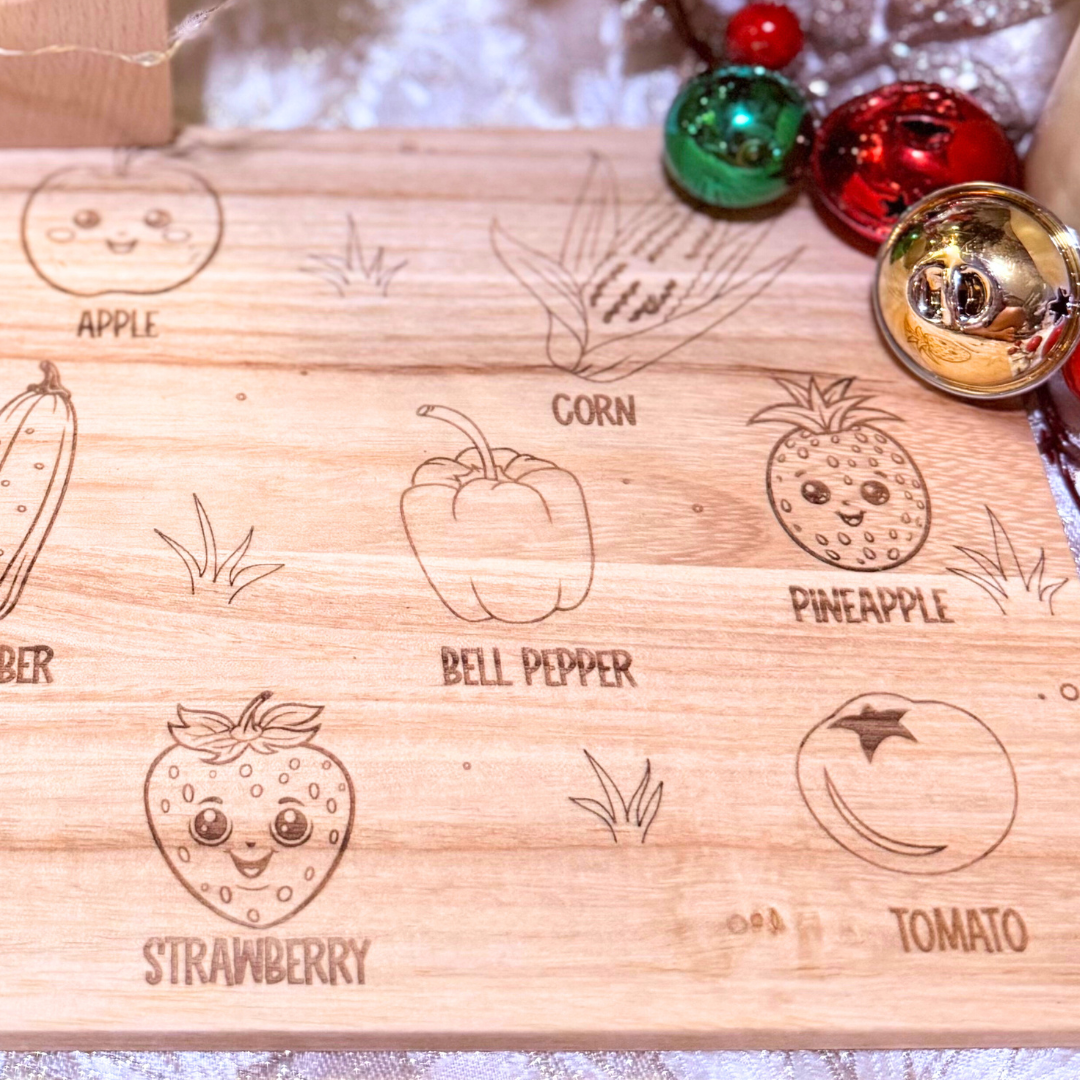 Cutting Board + Chopper Set