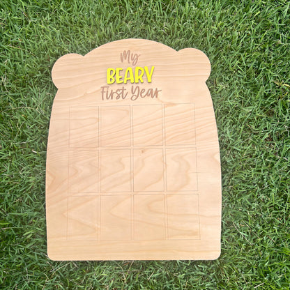 Beary Onederful Milestone