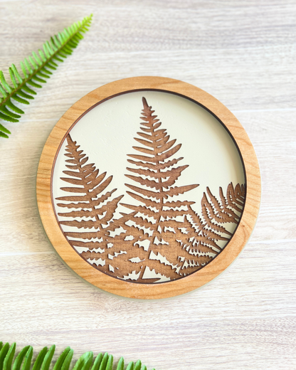 Palapalai Round Wall/Shelf Art