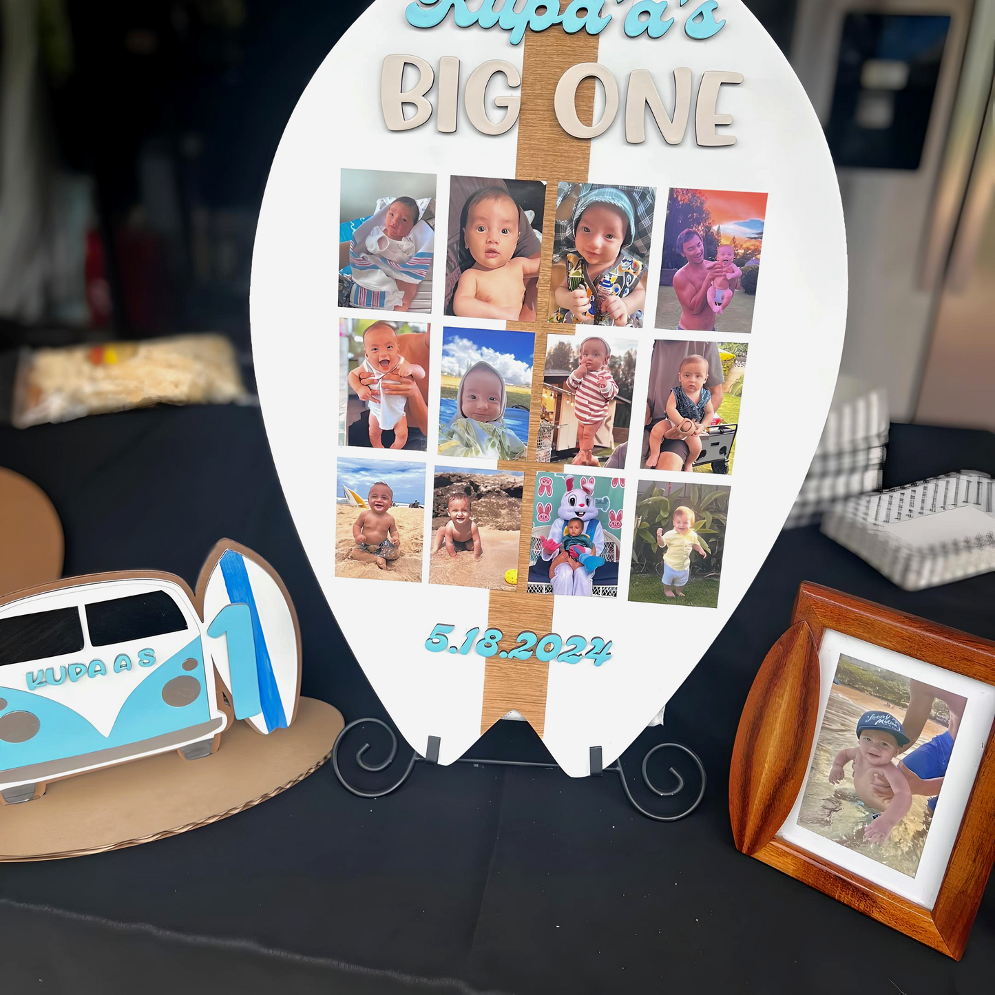 Surf Themed Milestone