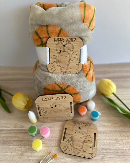 Easter Paint Kit Tag + Basketball Throw Blanket