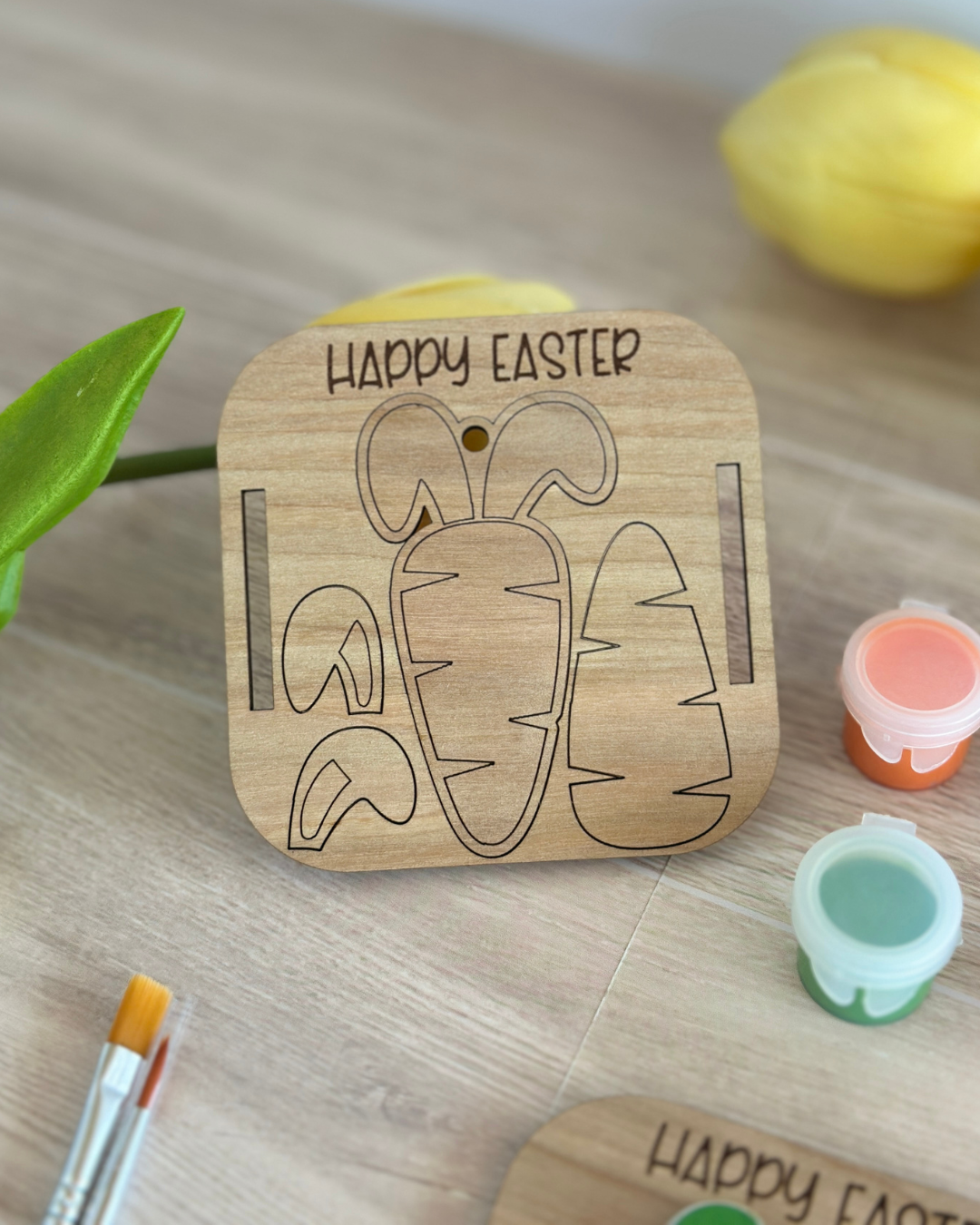 Easter Paint Kit Tag + Basketball Throw Blanket