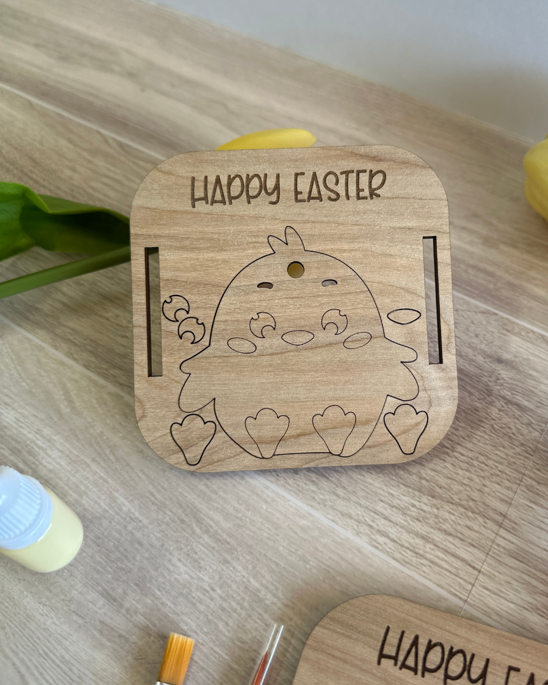 Easter Paint Kit Tag + Basketball Throw Blanket