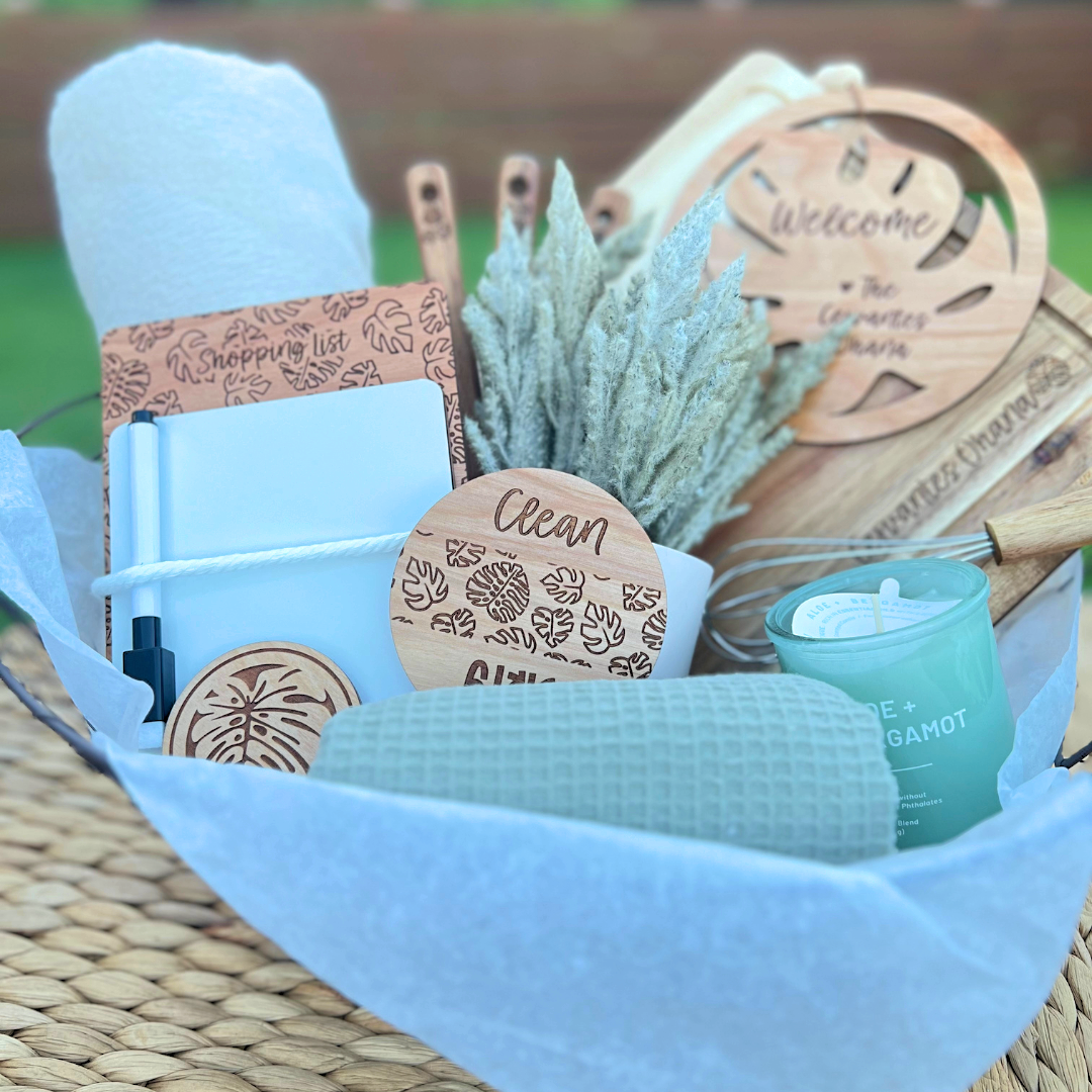 Gift Basket Teal