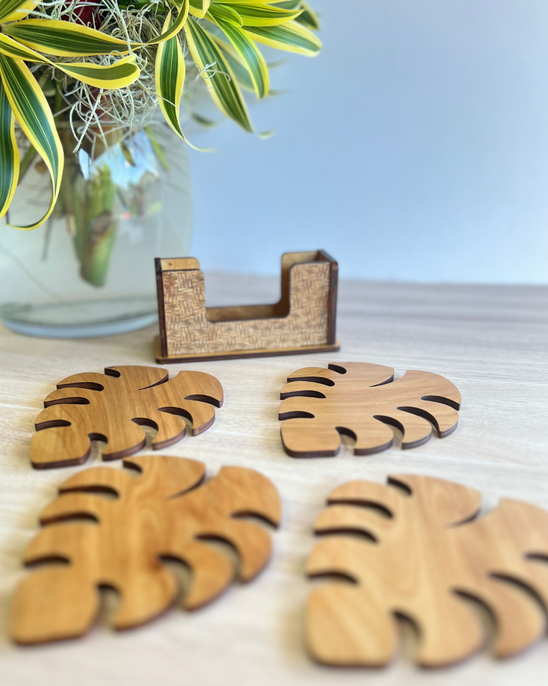 Coaster Set - Monstera