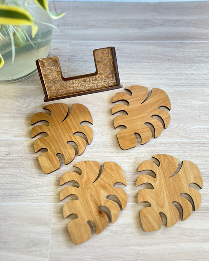 Coaster Set - Monstera