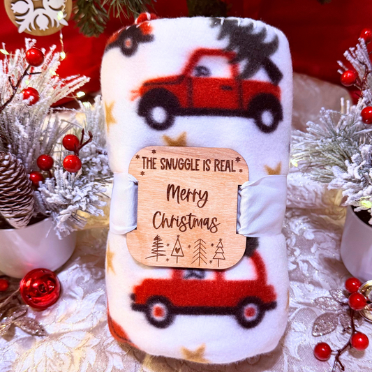 Christmas Truck 50" x 50" Throw