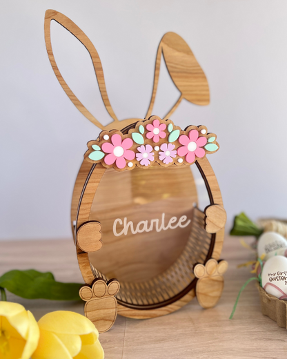 Personalized Easter Keepsake Basket - Leipo'o