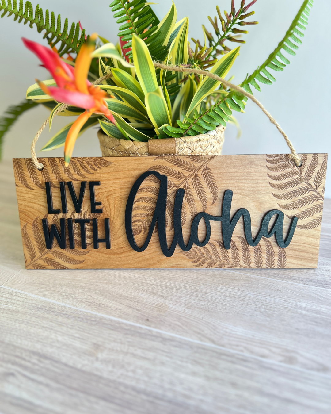 Live with Aloha Wall Art
